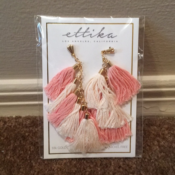BRAND NEW 🌟 ettika tassel earrings - Picture 4 of 4